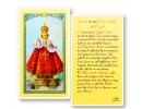 Infant of Prague Holy Card